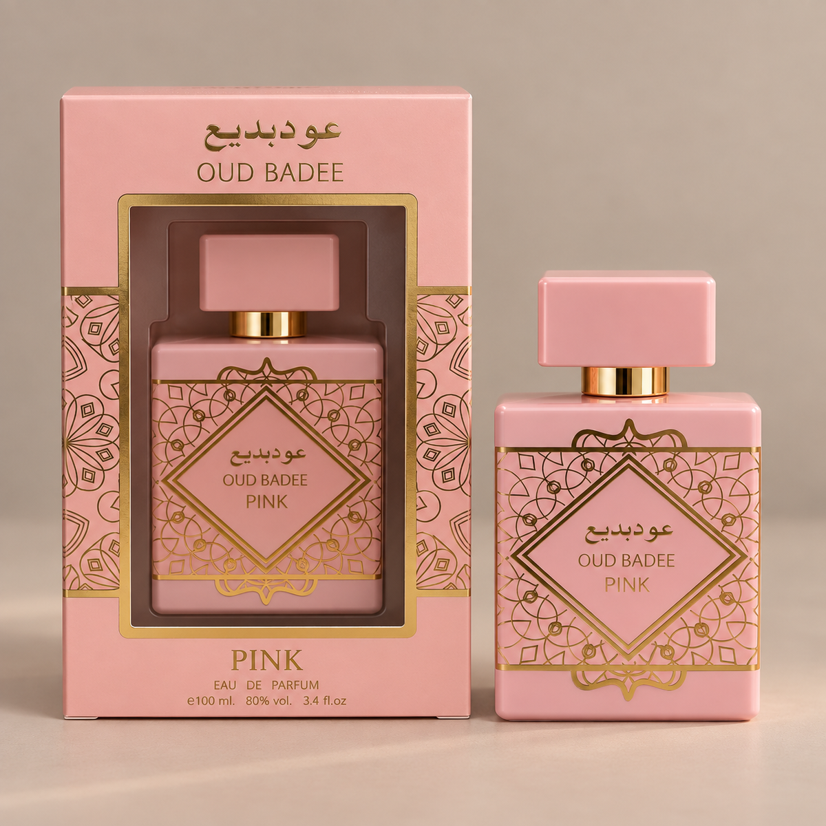Boccetta Oud Badee Pink Eau de Parfum TB da 100 ml