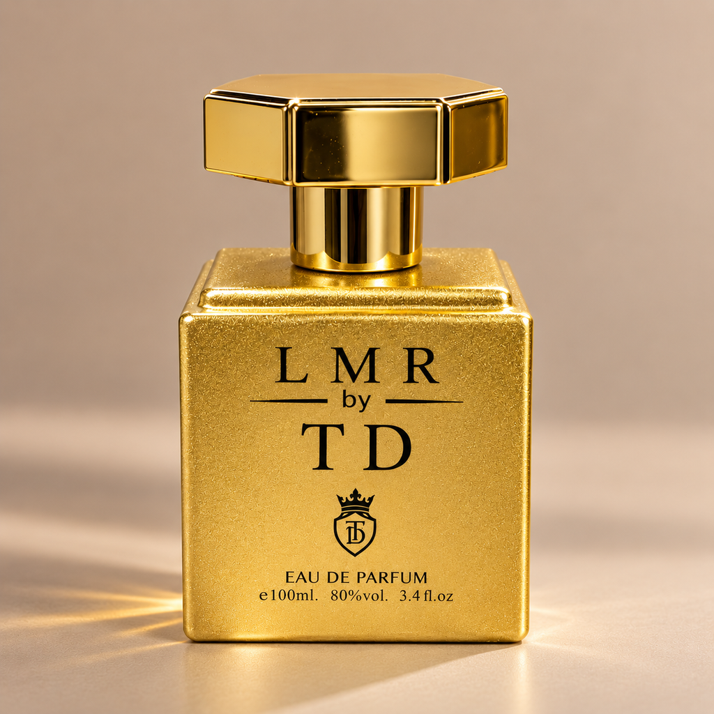 Boccetta dorata LMR by TD Eau de Parfum da 100 ml