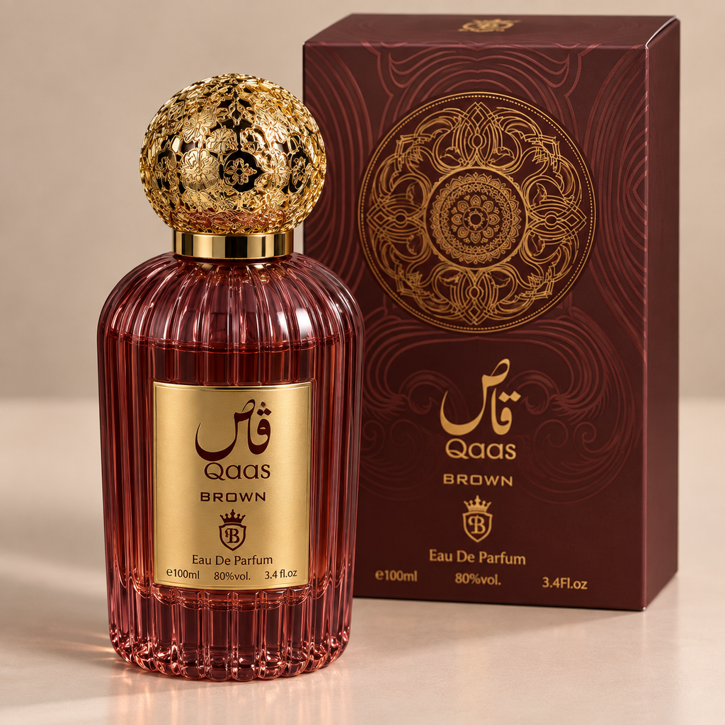 Qaas Brown Eau de Parfum TB da 100 ml con scatola