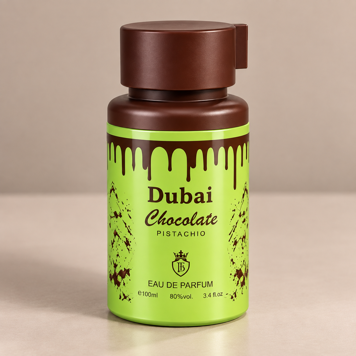 Boccetta Dubai Chocolate Pistachio Eau de Parfum TB da 100 ml