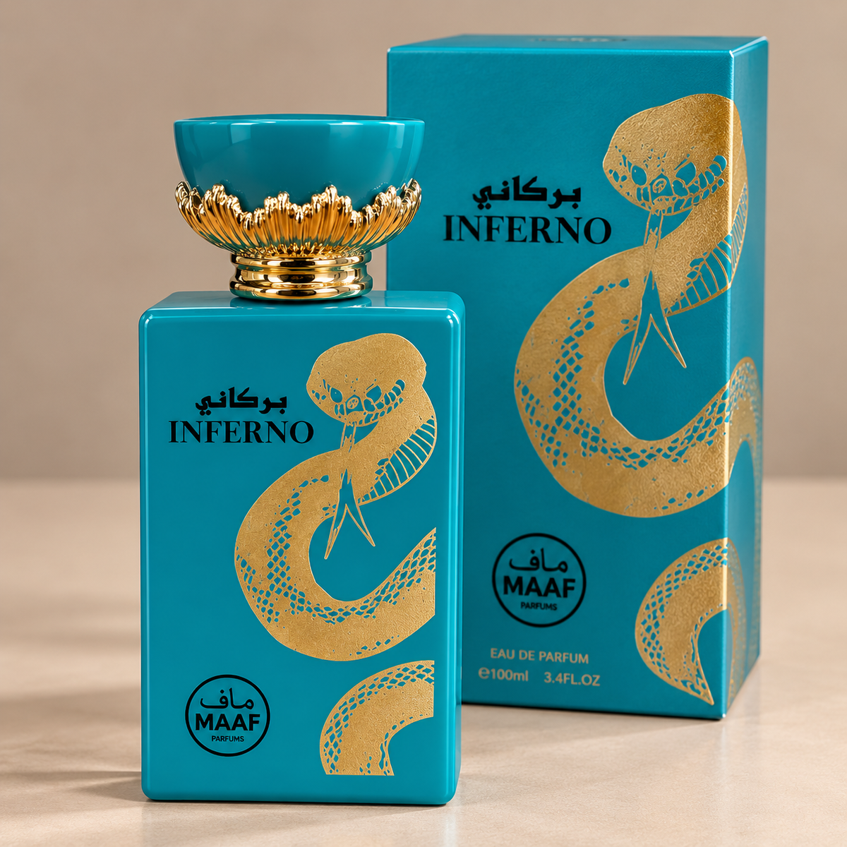 Inferno Eau de Parfum MAAF Parfums da 100 ml con scatola