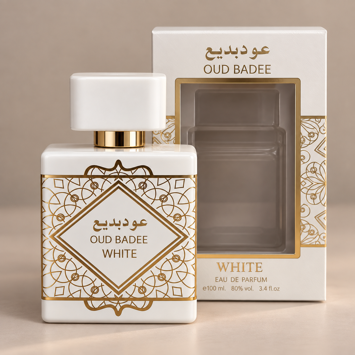 Boccetta Oud Badee White Eau de Parfum TB da 100 ml