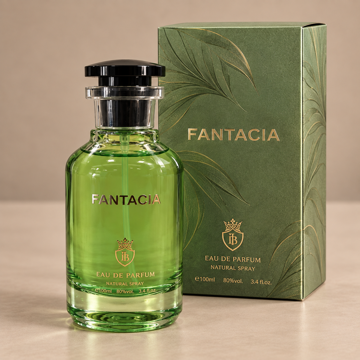 Fantacia Eau de Parfum TD da 100 ml con scatola verde